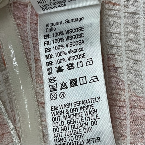 Roxy NWT floral peach coral white knot tie bandeau - Picture 9 of 12